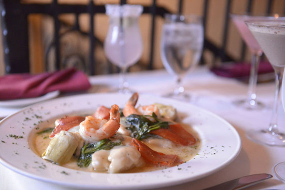 La Scala's Delicious Shrimp Dinner